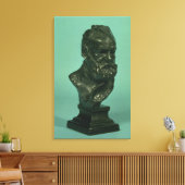 Toile Chef de portrait de Victor Hugo (1802-1885) (bronz (Insitu(Salon))