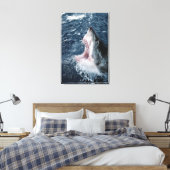 Toile Chef du grand requin blanc (Insitu(Chambre))