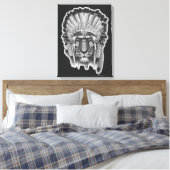 Toile Chef du tigre amérindien (Insitu(Chambre))