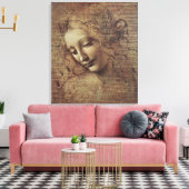 Toile Chef d'une jeune femme avec les cheveux cousus ou, (Insitu(Salon))