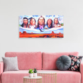 Toile chef indigène américain par serdar hizli (Insitu(Salon))