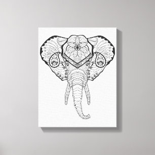 Toile Chef inspiré 6 d'éléphant