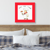 TOILE CHEF "KISS THE COOK" (Insitu(Chambre))