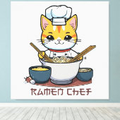 Toile Chef Ramen (Insitu (Plancher de Bois))