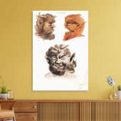 Toile Chefs de démons maléfiques (Insitu(Salon))