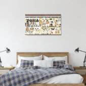 Toile Chefs nubiens apportant des cadeaux (Insitu(Chambre))