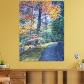 Toile Chemin d'automne en forêt (Insitu(Salon))