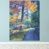 Toile Chemin d'automne en forêt (Insitu (Plancher de Bois))