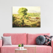 Toile Chemin de fer dans la vallée du Mexique, 1869 (Insitu(Salon))