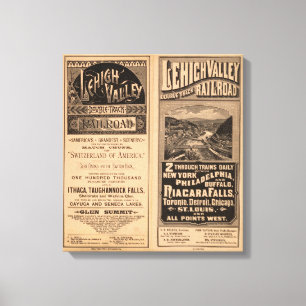 Toile Chemin de fer de vallée de Lehigh