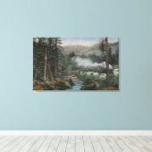 Toile Chemin de fer du Pacifique Sud (Insitu (Plancher de Bois))