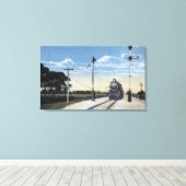 Toile Chemin de fer du Pacifique Sud à Pajaro (Insitu (Plancher de Bois))