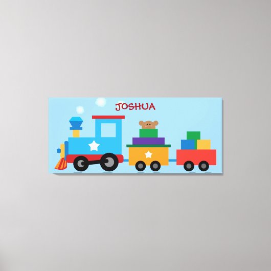 Toile Chemin De Fer Enfants Enveloppé Canvas Triptyque M (Recto)