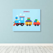 Toile Chemin De Fer Enfants Enveloppé Canvas Triptyque M (Insitu (Plancher de Bois))