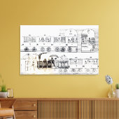 Toile Chemin de fer indien (Insitu(Salon))