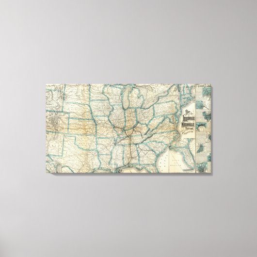 Toile Chemin de fer Louisville et Nashville (Recto)