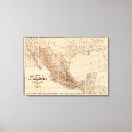 Toile Chemin de fer mexicain (Recto)