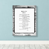 Toile Chemin de la vie Prière (Insitu (Plancher de Bois))