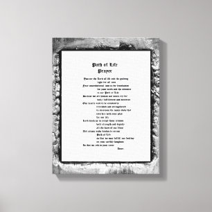 Toile Chemin de la vie Prière