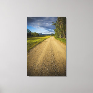 Toile Chemin de terre dans Eagle, Alaska
