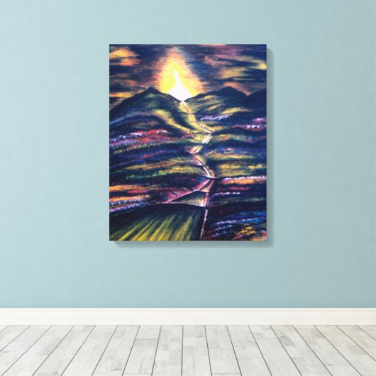 Toile Chemin de vie (Insitu (Plancher de Bois))