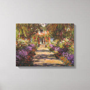 Toile Chemin Du Jardin À Giverny 1902 Par Claude Monet