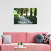 Toile Chemin du Jardin - Suivez vos rêves (Insitu(Salon))