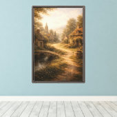 Toile Chemin du Village Doré (Insitu (Plancher de Bois))