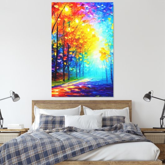 Toile Chemin éclairé (Insitu(Chambre))