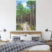Toile Chemin en bois dans la pinède (Insitu(Chambre))