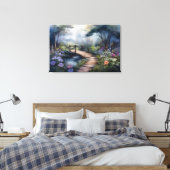 Toile Chemin et pont du bois (Insitu(Chambre))