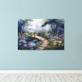 Toile Chemin et pont du bois (Insitu (Plancher de Bois))
