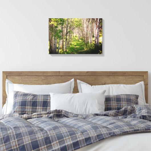 Toile Chemin forestier à la fin du printemps (Insitu(Chambre))