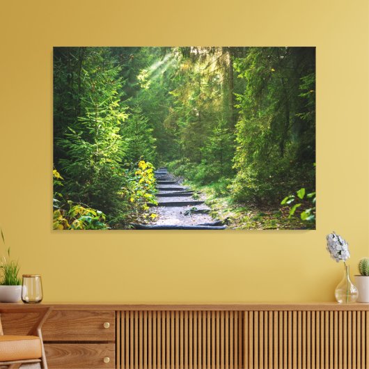 Toile Chemin forestier enchâssé (Insitu(Salon))