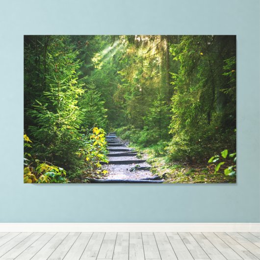 Toile Chemin forestier enchâssé (Insitu (Plancher de Bois))