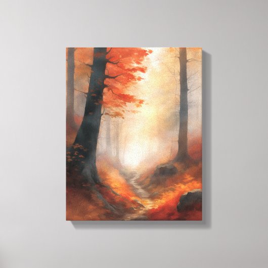 Toile Chemin forestier enchâssé (Recto)