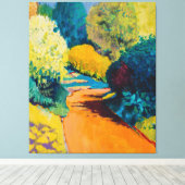 Toile Chemin orange (Insitu (Plancher de Bois))