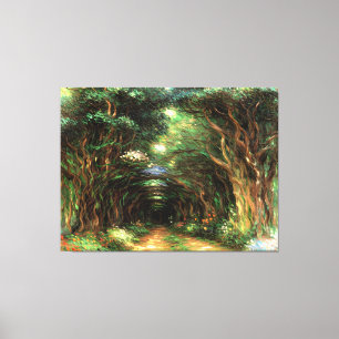 Toile Chemin sous la Rose Trellises Giverny
