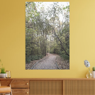 Toile Chemin tranquille de la forêt automnale – Édition 