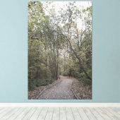 Toile Chemin tranquille de la forêt automnale – Édition  (Insitu (Plancher de Bois))