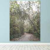 Toile Chemin tranquille de la forêt automnale – Édition  (Insitu (Plancher de Bois))