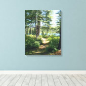 Toile "Chemin vers le lac" Étendu (Insitu (Plancher de Bois))