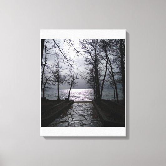 Toile Chemin vers le lac Tahoe (Recto)