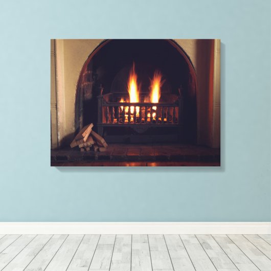 Toile Cheminée à la maison (Insitu (Plancher de Bois))