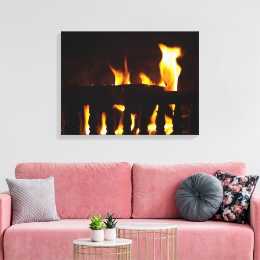 Toile Cheminée à la maison (Insitu(Salon))