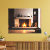 Toile Cheminée à la maison (Insitu(Salon))