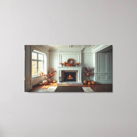 Toile Cheminée cosy (Recto)