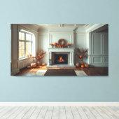 Toile Cheminée cosy (Insitu (Plancher de Bois))