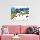 Toile Chemins dans les Alpes suisses (Insitu(Salon))