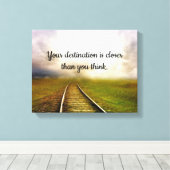 Toile Chemins de fer de la vie (Insitu (Plancher de Bois))
